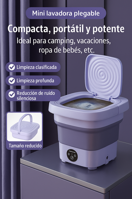 Mini Lavadora Con Centrifugado